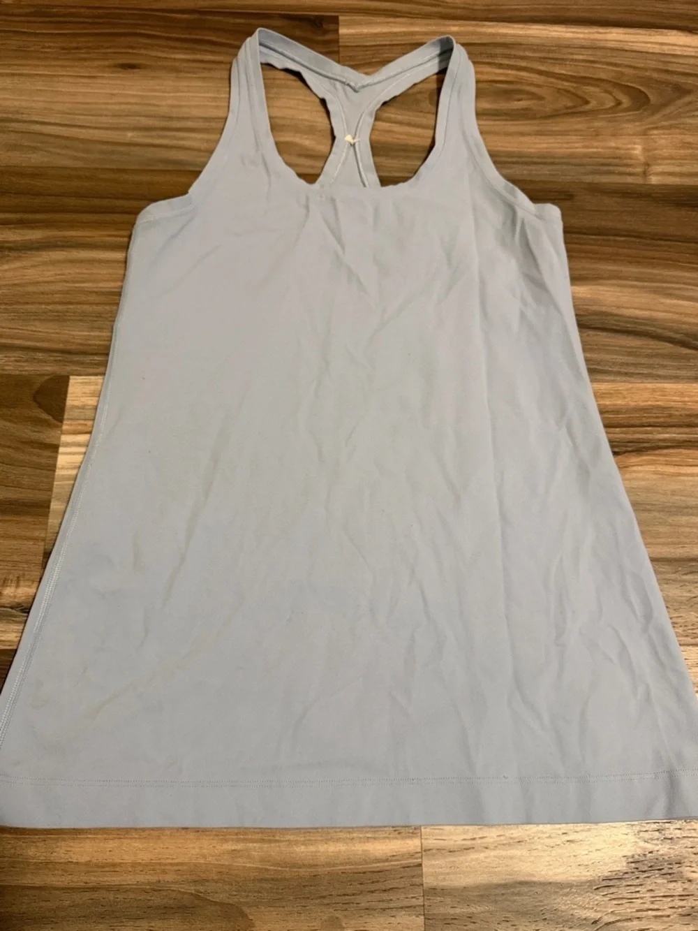 Lululemon Cool Racerback Tank Top Size 6 Light Blue Yoga Athletic Shirt